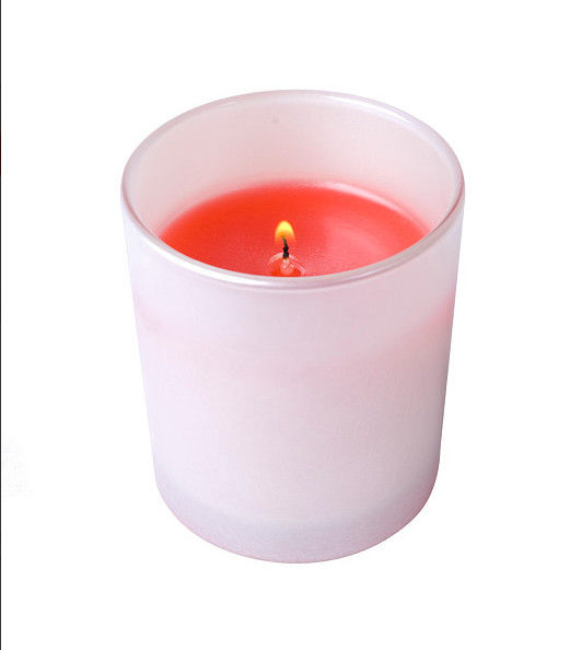 Crystal Glass Votive Candle Holders 550ML Glass Candle Containers Customized