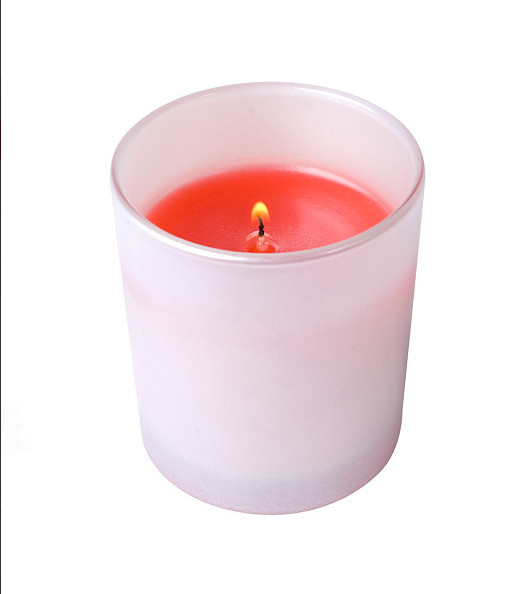 Crystal Glass Votive Candle Holders 550ML Glass Candle Containers Customized