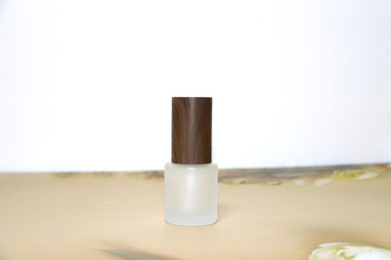 20 ml κενά επαναγεμήσιμα γυάλινα γυάλινα καλλυντικά δοχεία με καπάκι με βίδα